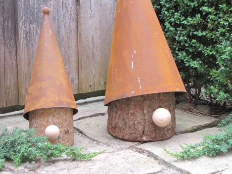 Preview: Edelrost Wichtel Murmel 55 cm