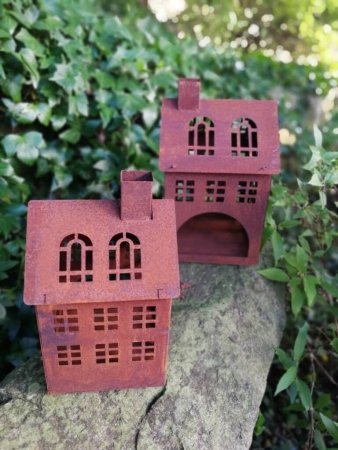 Edelrost Laterne Haus Kolding