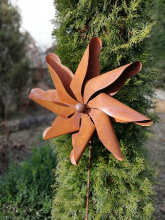 Edelrost Gartenstecker Jasmin, Windradblume