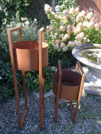 Preview: Edelrost Pflanztopf Frame