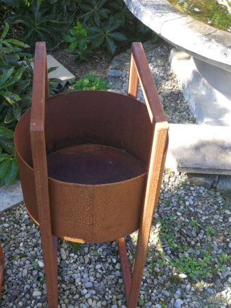 Preview: Edelrost Pflanztopf Frame