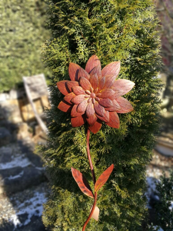 Edelrostoptik Blume Blossom