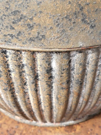 Preview: Metall Pflanzschale Nubia, Rostoptik