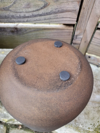 Preview: 3er Set Pflanzkübel niedrig, Edelrostoptik