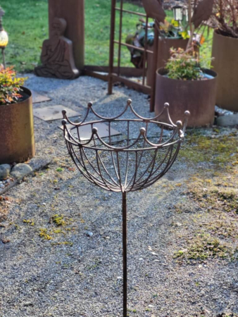 Preview: Steckkorb Xenia, dunkelbraun