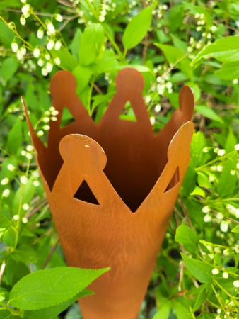 Preview: Edelrostoptik Windlicht Tüte, inkl. Glas