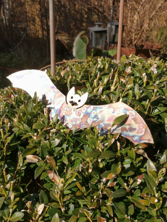 Edelstahl Fledermaus zum Hängen