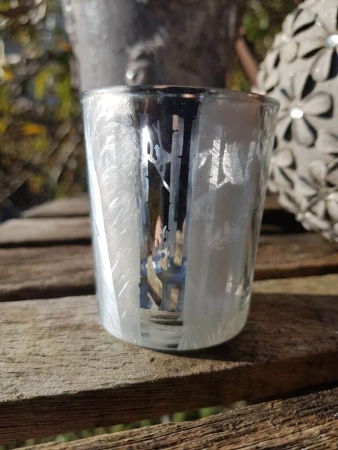 Glaswindlicht grau-silber