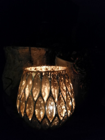 Preview: Glaswindlicht Yamuna, Raute lang