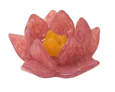 Edelrost Glasblume Dahlie 1 Blüte