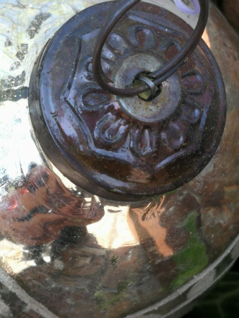 Preview: Christbaumkugel Orani, antiksilber