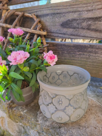 Preview: Glaswindlicht Tunis, taupe