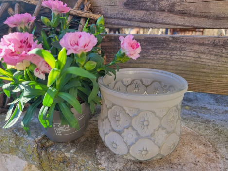 Preview: Glaswindlicht Tunis, taupe