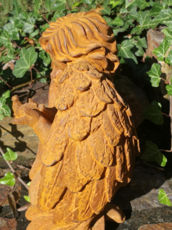 Preview: Gusseisen Engel Evita mit Edelrostfinish