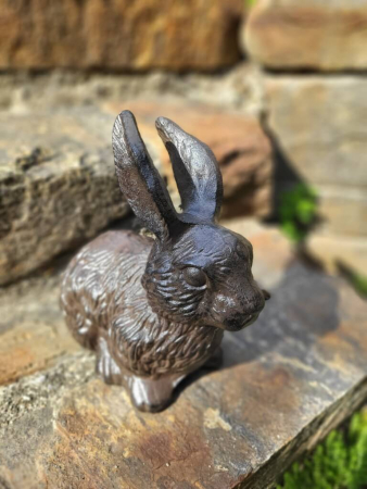 Gusseisen Hase Bonita, schwarz-braun