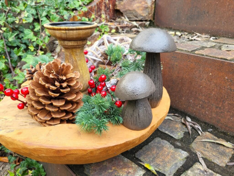 Preview: Gusseisen Pilz zum Stellen