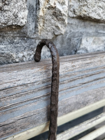 Preview: Gusseisen Schöpflöffel (Kerzenhalter) zum Einhängen