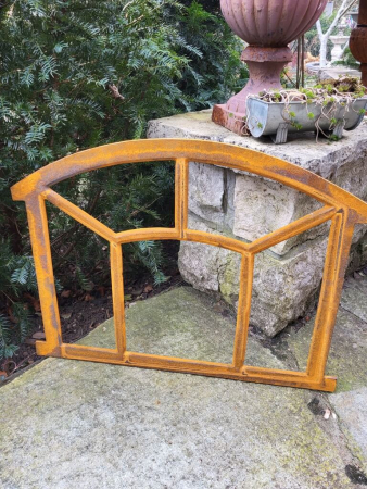 Gusseisen-Fenster, rechteckig, breit