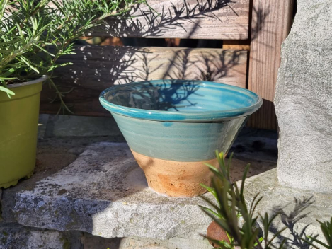 Preview: Harztopf, dunkelgrün