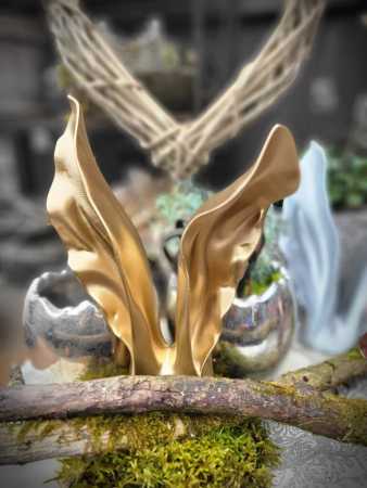 Kunststoff Hasenohren zum Stellen, gold