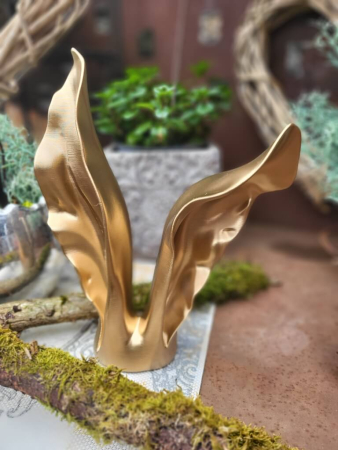 Kunststoff Hasenohren zum Stellen, gold