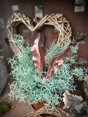 Preview: Kunststoff Hasenohren zum Stellen, kupfer