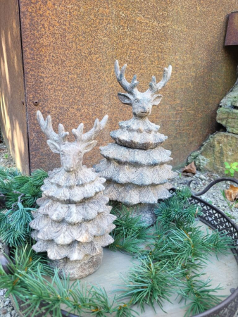 Preview: Polyresin Hirsch Weihnachtsbaum Felix, Dose