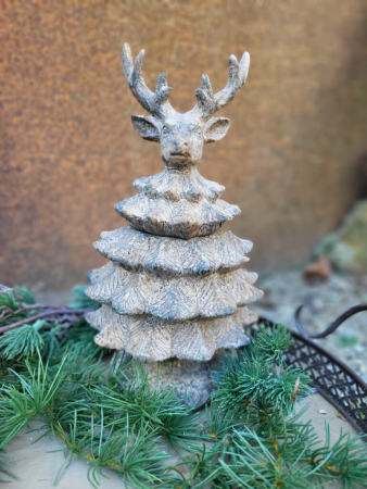 Polyresin Hirsch Weihnachtsbaum Felix, Dose
