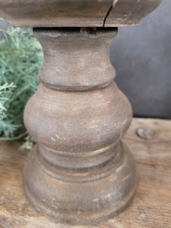 Holz-Kerzenständer Tommaso, für Stumpenkerze