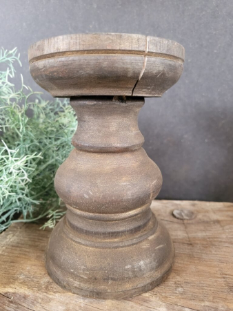 Holz-Kerzenständer Tommaso, für Stumpenkerze