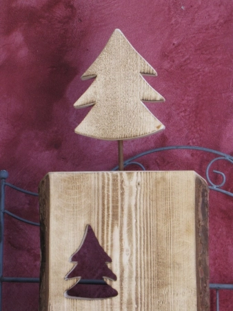 Holzständer Tannenbaum