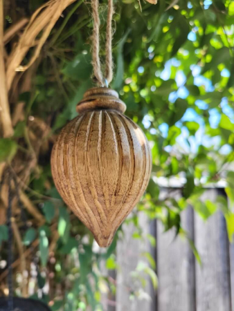 Boho Holzzapfen Felicias zum Hängen