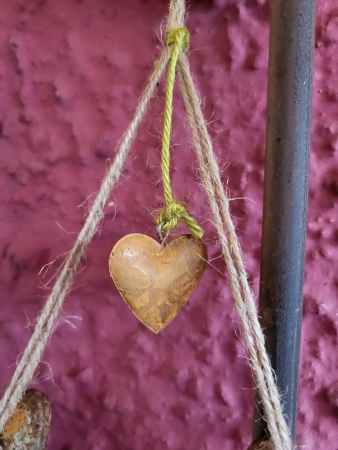 Preview: Hufeisen mit künstlichen Sukkulenten