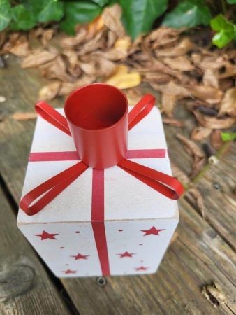 Kerzenhalter Holzgeschenk zum Stellen, für Spitzkerzen