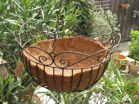 Preview: Kokoseinsatz für Hängekörbe, 25 cm