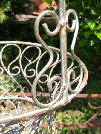Shabby Chic Korb Silvana, grau-braun patiniert