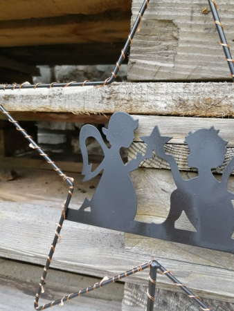 Preview: LED Gartenstecker Stern