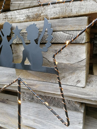 Preview: LED Gartenstecker Stern