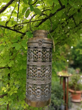 Windlicht Lento, vintage-antikgold