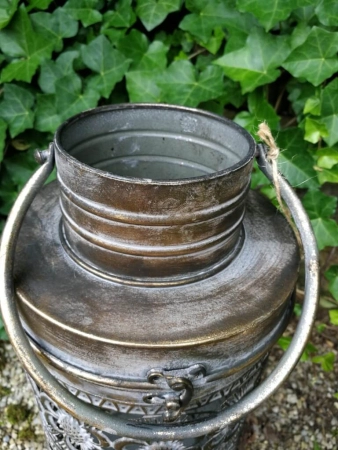 Windlicht Lento, vintage-antikgold