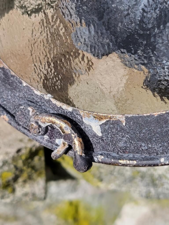 Preview: Metall Laterne Xavier, antikschwarz