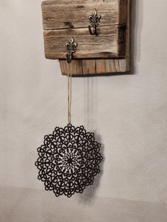 Preview: Mandala Dekohänger Airin, braun