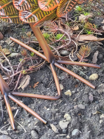 Preview: Metall Henne Hedwig zum Stellen