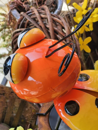 Metall Käfer, gelb-orange