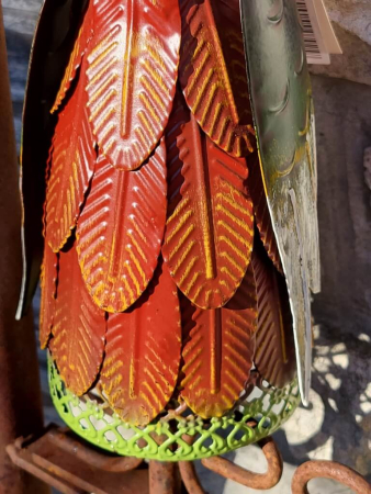 Preview: Metall Zaunhocker Eule Harry