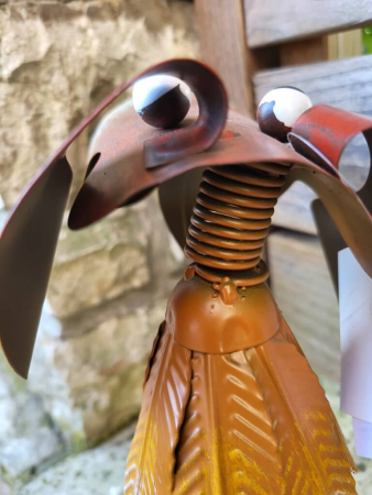 Preview: Metall Zaunhocker Hund Henry