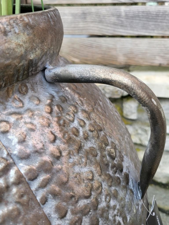 Metall Amphore, altsilber