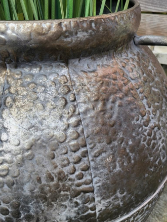 Metall Amphore, altsilber