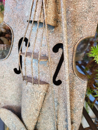 Preview: 3D Geige zum Stellen, Vintage