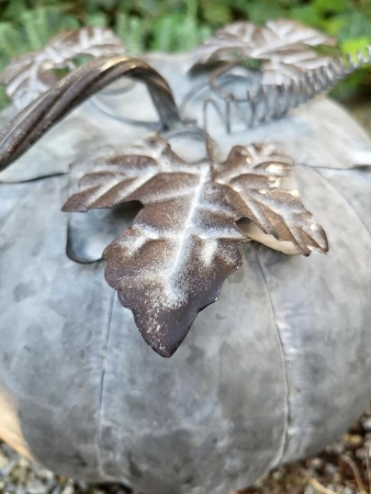 Dekokürbis, antik-zink